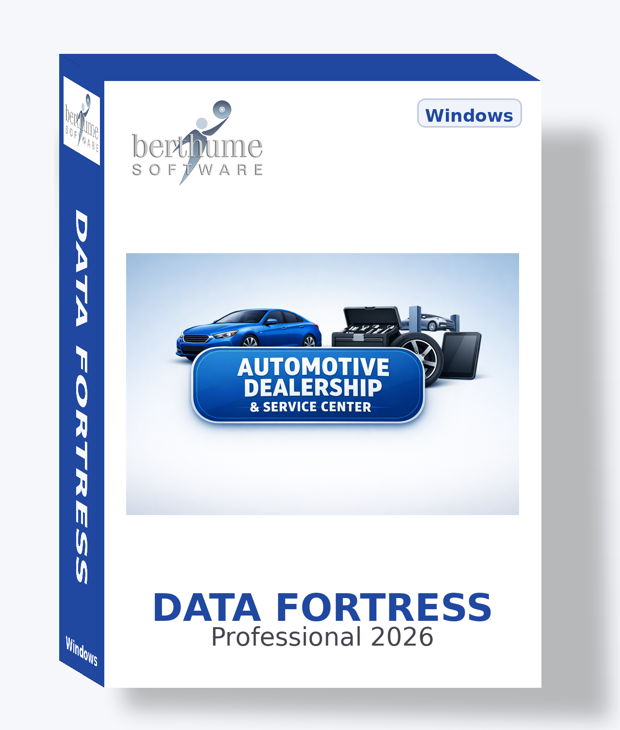 Data Fortress Automotive Dealership / Service Center - Software Box