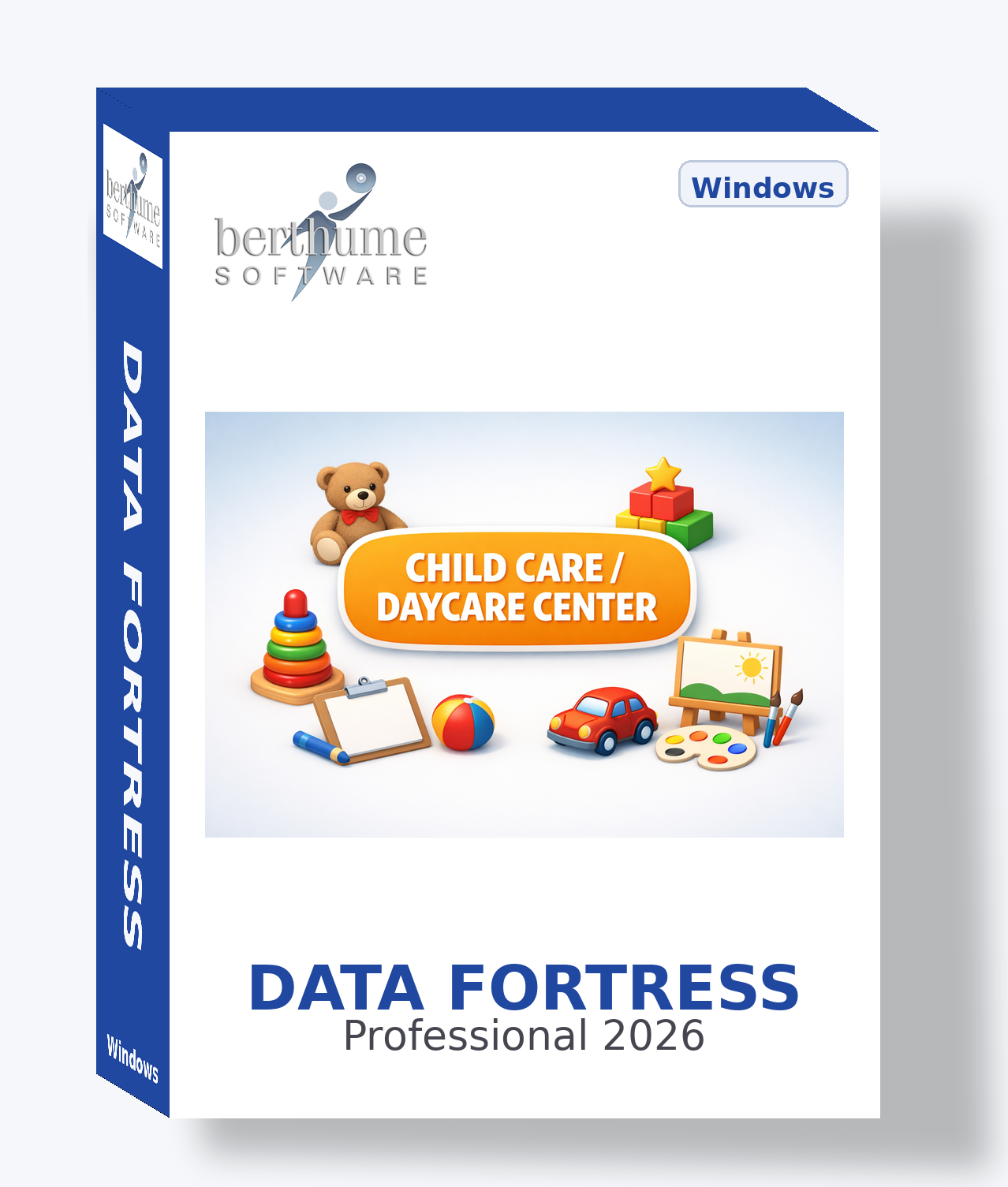 Data Fortress Child Care / Daycare Center Collection - Software Box