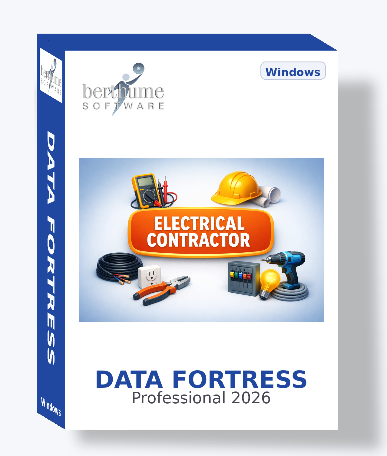 Data Fortress Electrical Contractor Management - Software Box