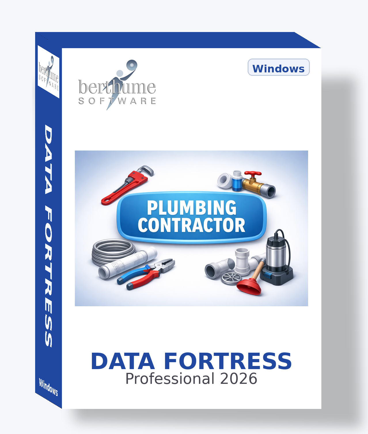 Data Fortress Plumbing Contractor Management - Software Box