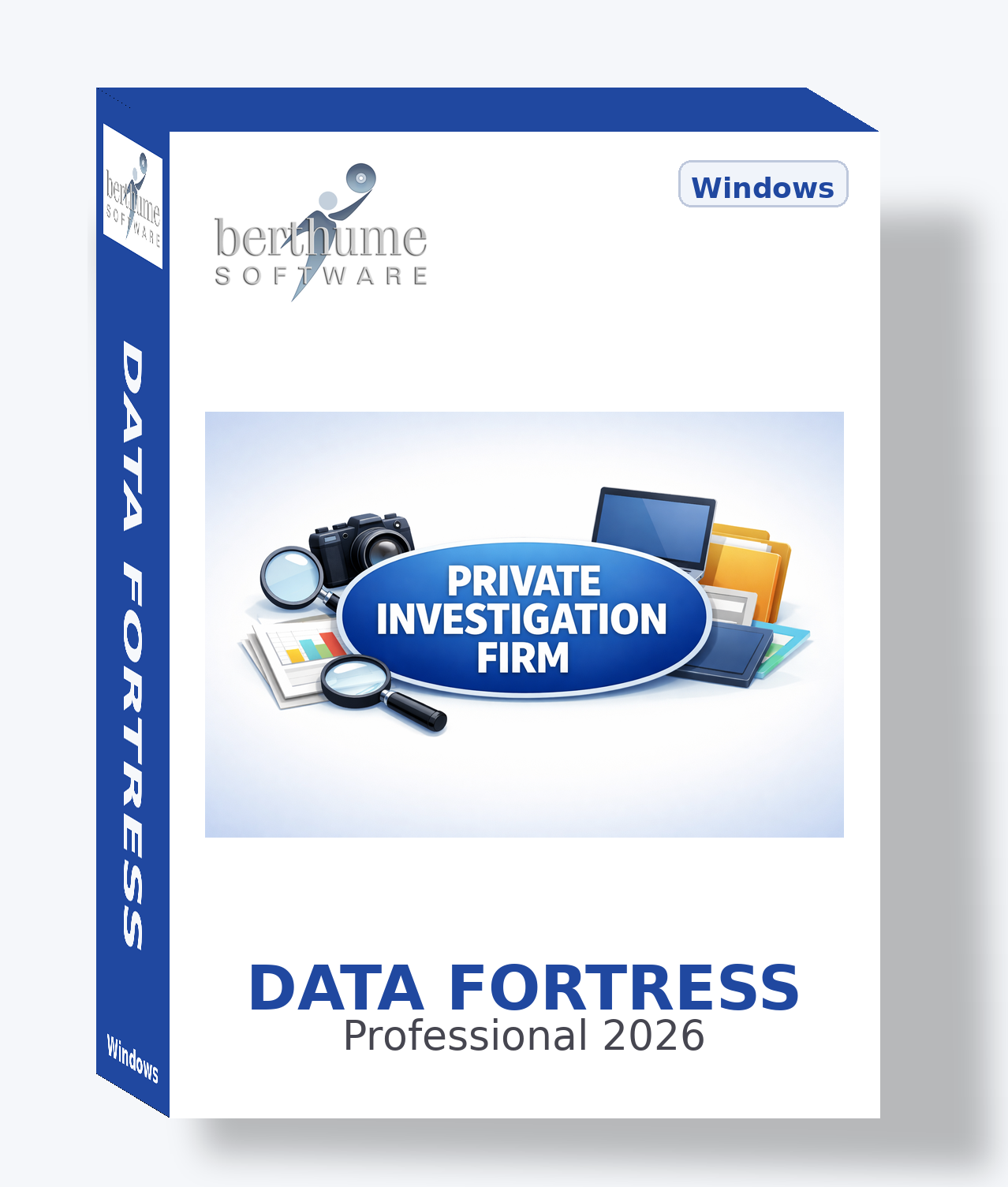 Data Fortress Private Investigation Firm - Software Box